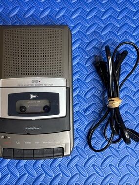 Silver Portable Cassette Recorder - Silver